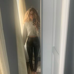 Meshki Patent Leather Leggings XS